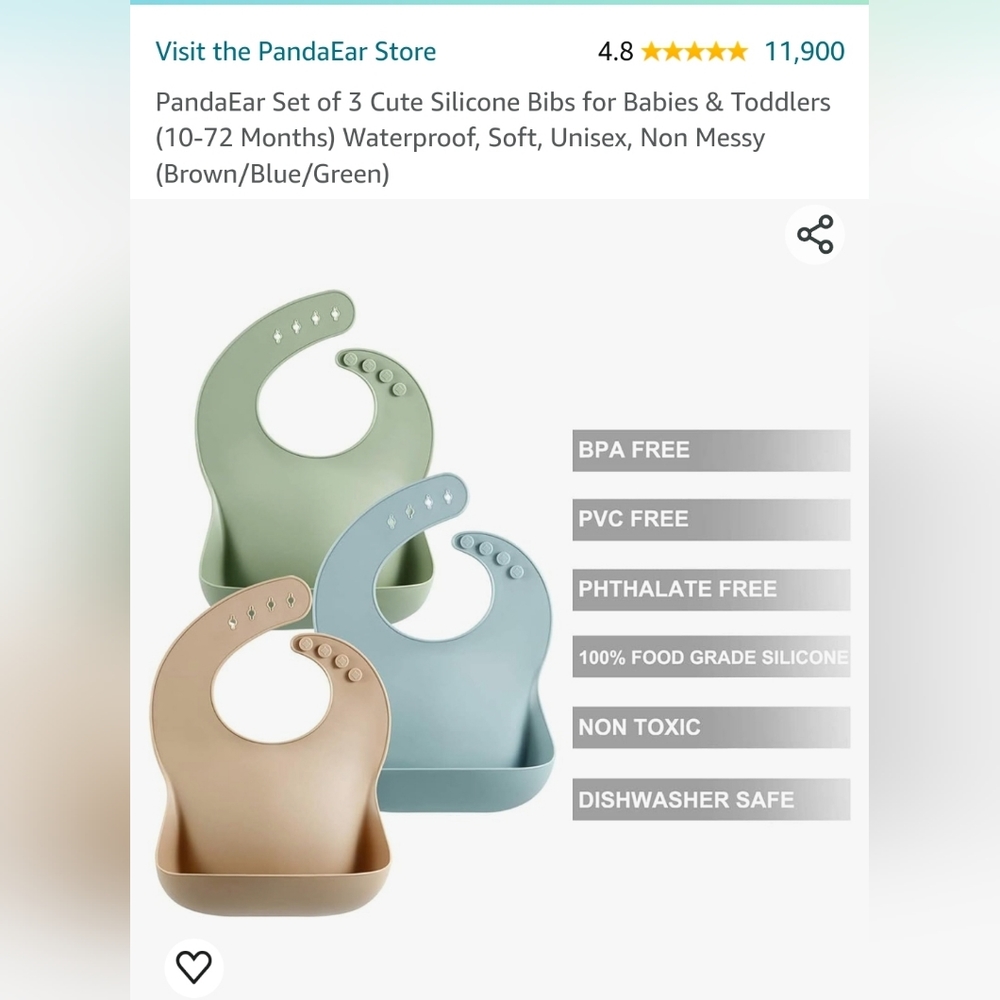 Silicone baby bibs